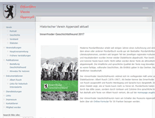 Tablet Screenshot of hv-appenzell.ch